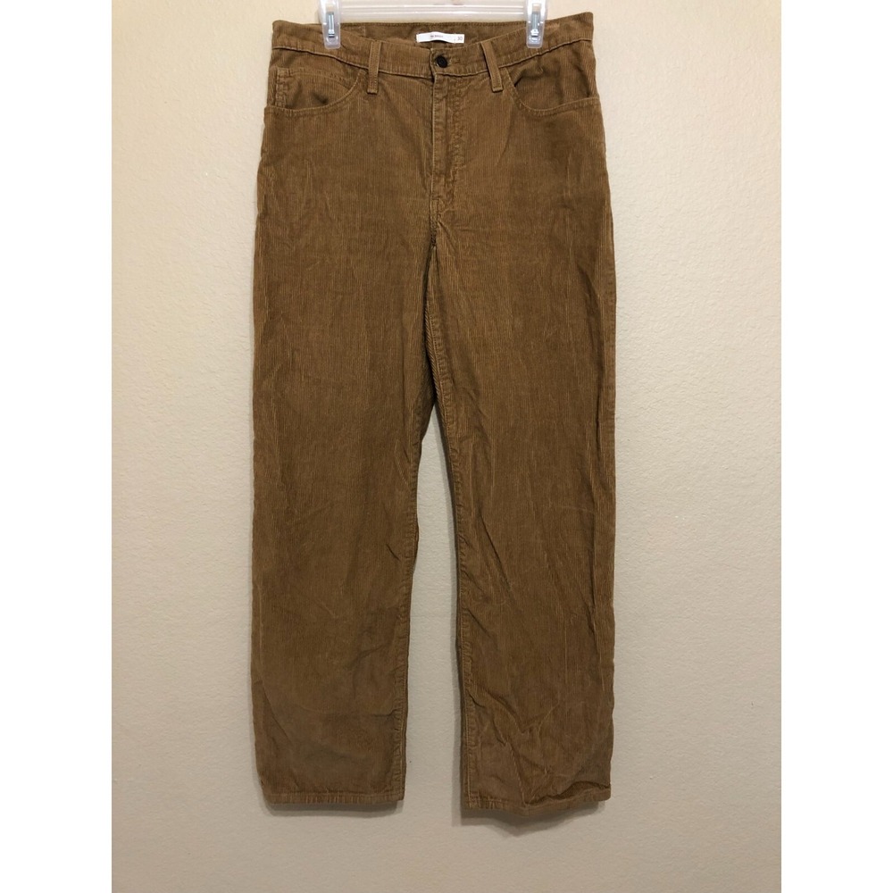 Levi's Corduroy Pants Womens Size 32x31 (Tag 30) 94 Baggy Brown